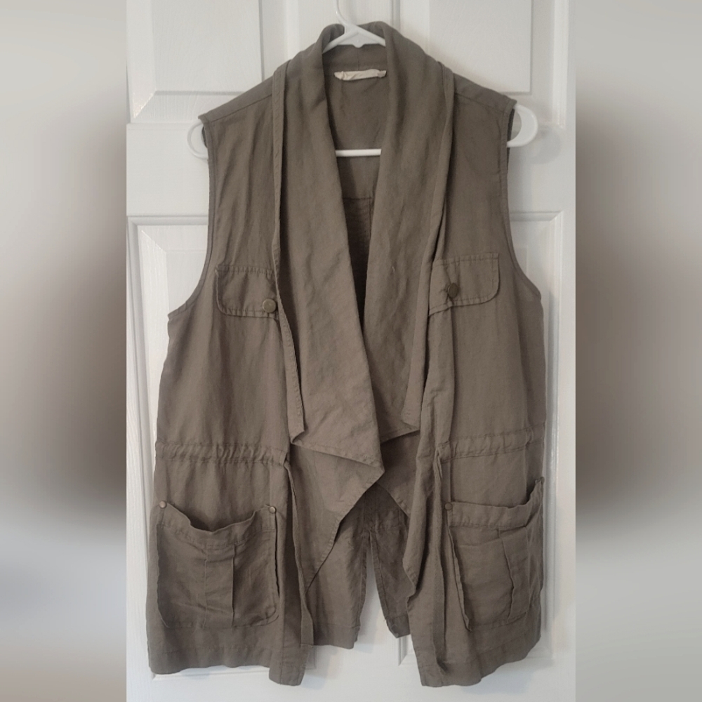 Linen vest